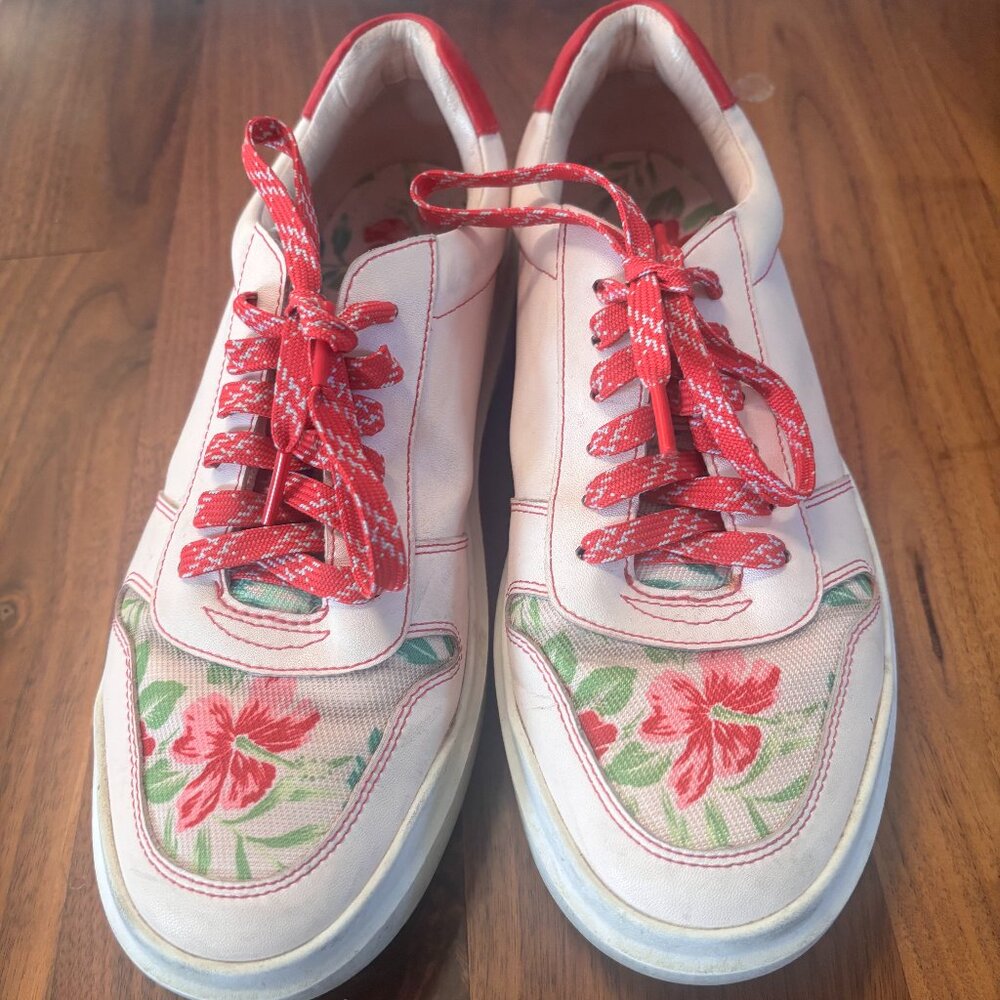 Cole Haan Grand Pro AM‎ Golf Sneaker Pink Floral Size